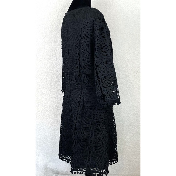 (NWOT) TULAROSA • Coal Lace Mini Dress in Onyx - Picture 8 of 16